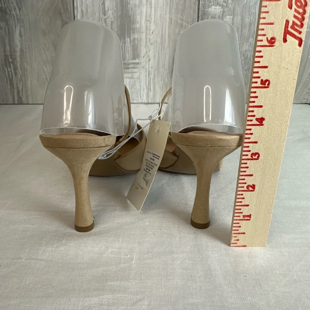 Flawed Chic Tan Women's Heels - Picture 5 of 6